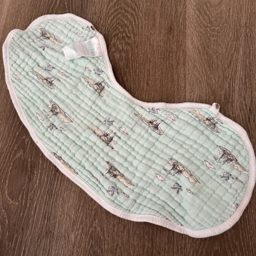 Aden + Anais Harry Potter Burp Cloth Bibs Kids OS Multi Muslin Cotton 4 Pack